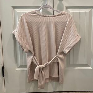 NEVER WORN! Express striped top super cute, has lots of stretch M could fit L